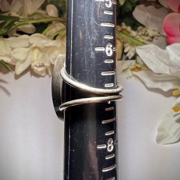 Vintage Handmade Huge Genuine Turquoise Ring 925 Sterling Silver Bezel Set - Picture 13 of 15